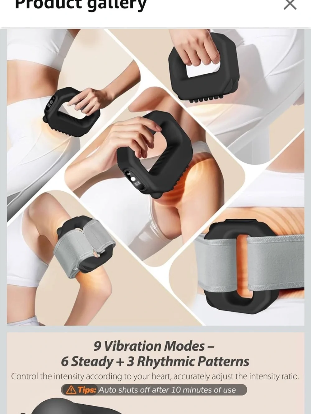 NEW AddWin Black Fascia Ring R10 Adjustable Belt Full Body 6 Level Message Gym